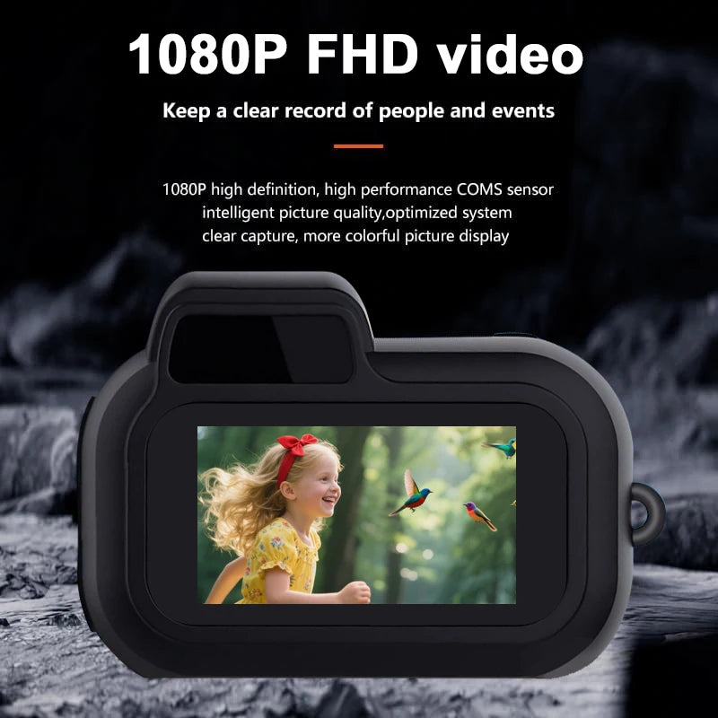 Mini Y3000 Keychain Camera 8MP Photo Support SD Card with Screen Tiny Digital Body Cameras Thumb Cam DV Camcorder Micro for Kids